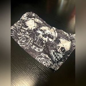 Strapless cropped shirt